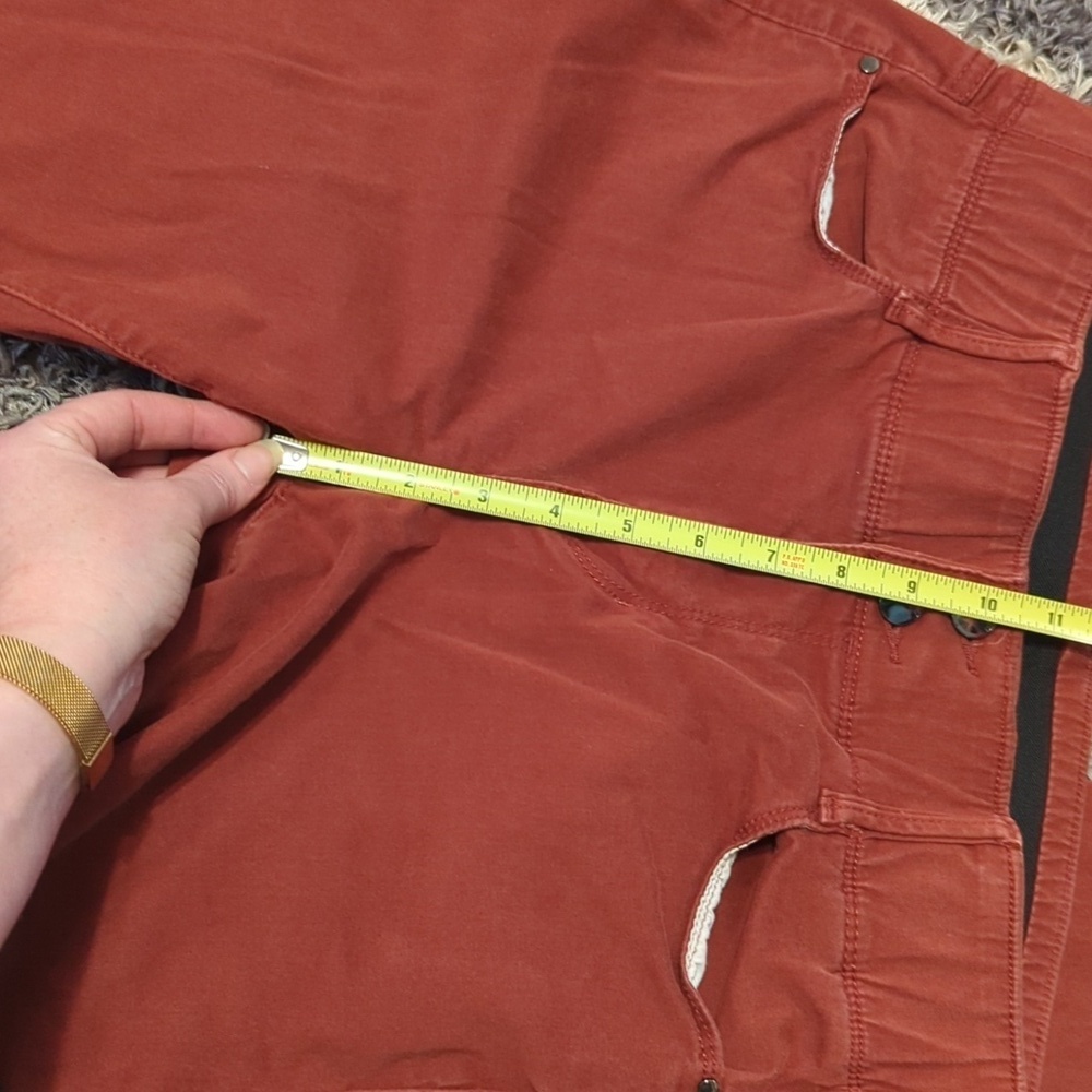 Apt. 9 Straight Leg Elastic Waist Pant Soft and Stretchy Rust colored Size 12 - Picture 7 of 8